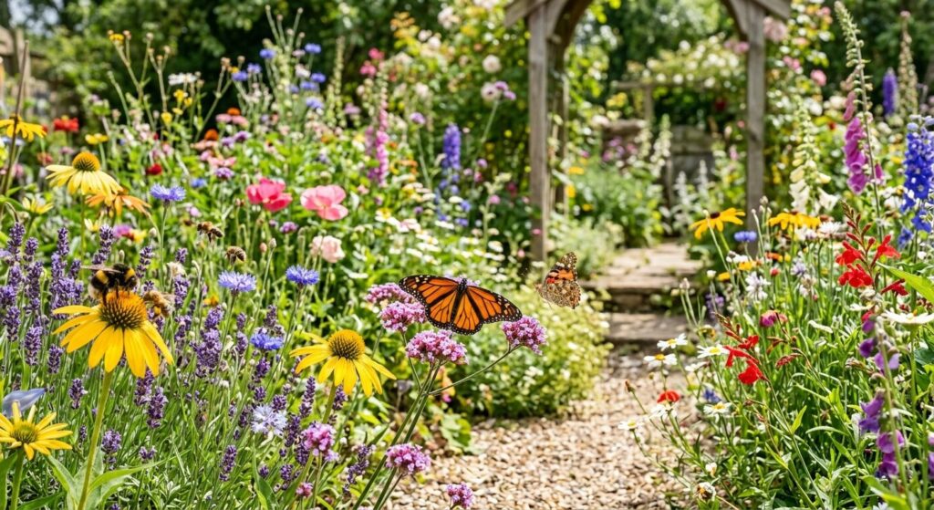 Skapa en pollinator-vänlig trädgård: Odla för bin och fjärilar