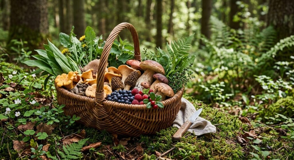 Vild mat från naturen: Säker insamling och matlagning